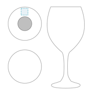 Verre à vin en verre - ARCOROC™ - Savoie